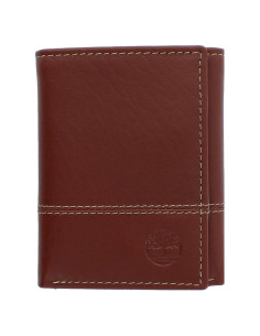 Billetera Trifold de Cuero Genuino Timberland con Bloqueo RFID