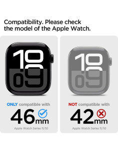 Funda Rugosa Spigen para Apple Watch 46mm Beige Duna 2