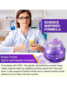 Polvo Blanqueador de Dientes Nature Ziran 15g - Sin Sensibilidad 2