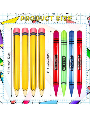 Conjunto de Globos Inflables Gigantes Denylo Pro 8 Pzs