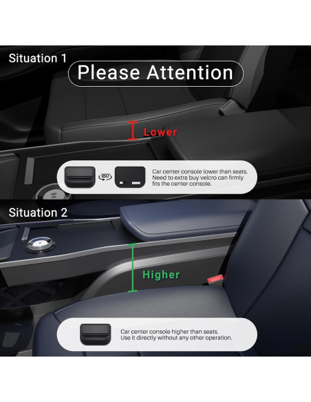 Organizador de Espacio entre Asientos Wanfuder - Cuero Ajustable