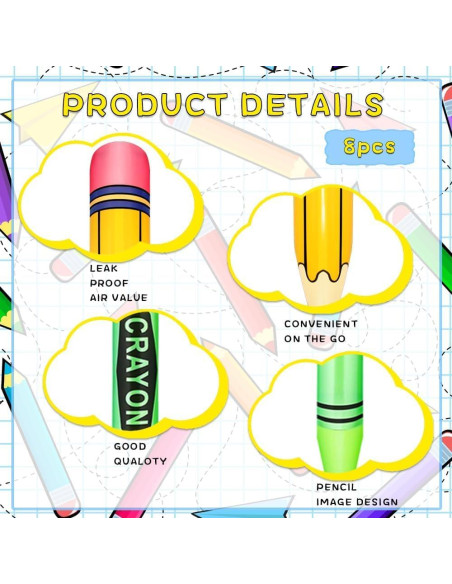 Conjunto de Globos Inflables Gigantes Denylo Pro 8 Pzs