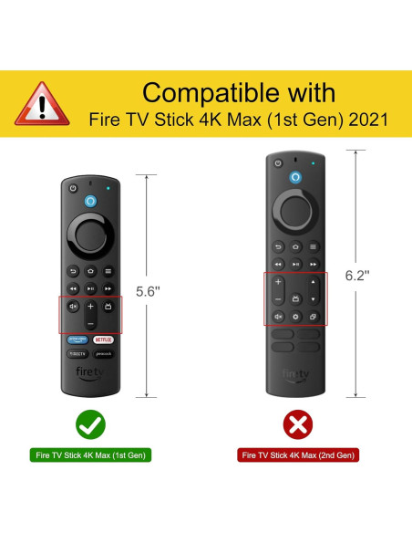 Funda de Silicona Antideslizante Fintie para Control Remoto Fire TV