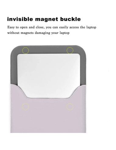 Funda para Laptop MOSISO 13" Lila Polvoriento con Bolsa