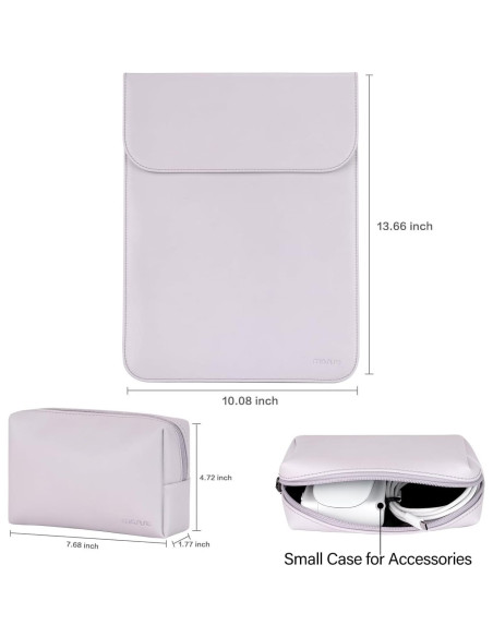 Funda para Laptop MOSISO 13" Lila Polvoriento con Bolsa