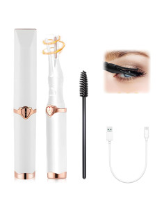 Rizador de Pestañas Eléctrico Rewdut 2-en-1 Recargable USB