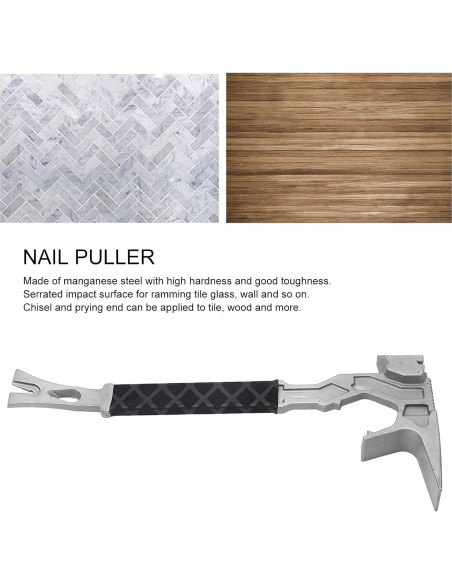 Herramienta de Demolición Multifuncional Focket 38 cm Acero Manganeso