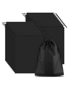 20 Bolsas Negras para Zapatos de Viaje COIDEA 39.9x30cm