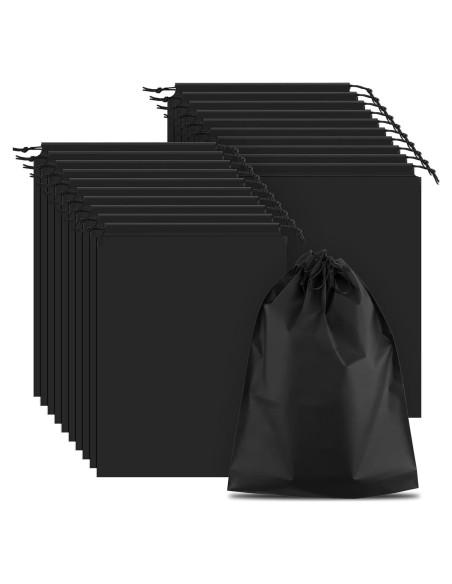 20 Bolsas Negras para Zapatos de Viaje COIDEA 39.9x30cm
