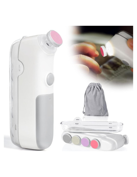 Lima de Uñas Eléctrica IvyWind 5 en 1 para Bebés y Adultos