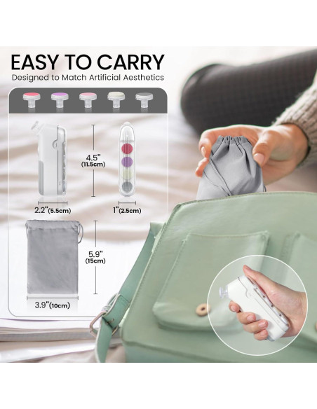 Lima de Uñas Eléctrica IvyWind 5 en 1 para Bebés y Adultos