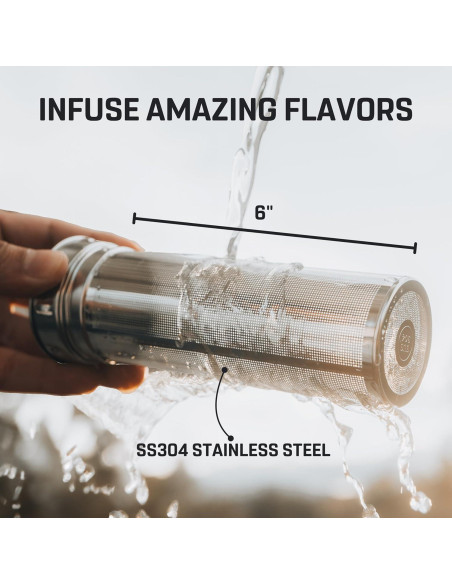 Botella de Infusión de Té Vesmoon Vessence 0.71 L Acero Inoxidable