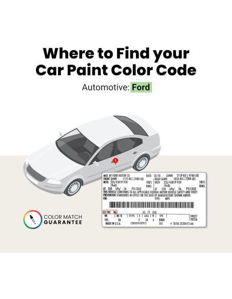 Kit de Reparación de Rayones TouchUpDirect J7 Magnético Metálico