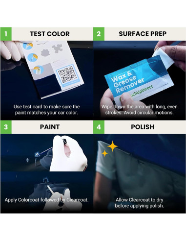 Kit de Reparación de Rayones TouchUpDirect J7 Magnético Metálico