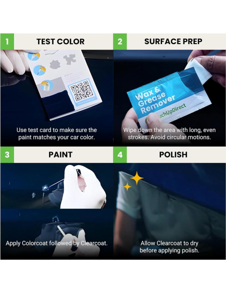 Kit de Reparación de Rayones TouchUpDirect J7 Magnético Metálico