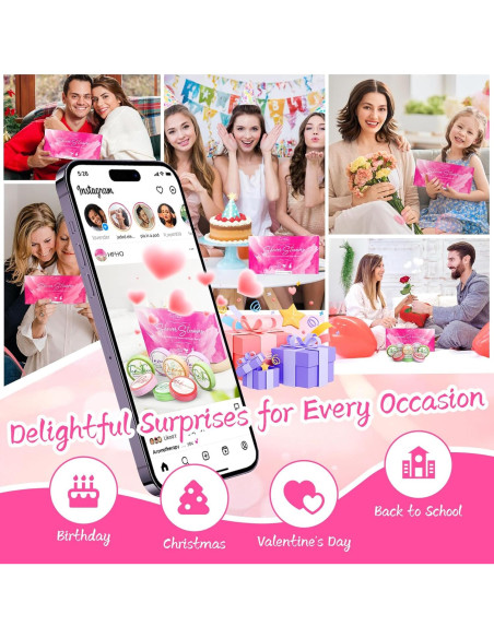 Bombas de Ducha Aromaterapia HFHO - 8 Fragancias Naturales