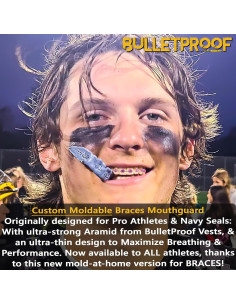 Protector Bucal Deportivo Bulletproof para Frenos - Negro Lava 2