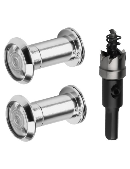 Mirilla de 180 Grados QBXMY7 con Broca 14 mm para Puerta