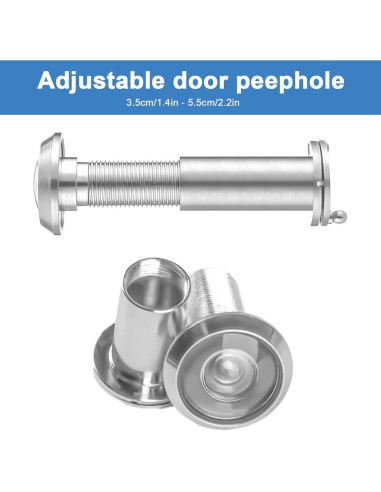 Mirilla de 180 Grados QBXMY7 con Broca 14 mm para Puerta