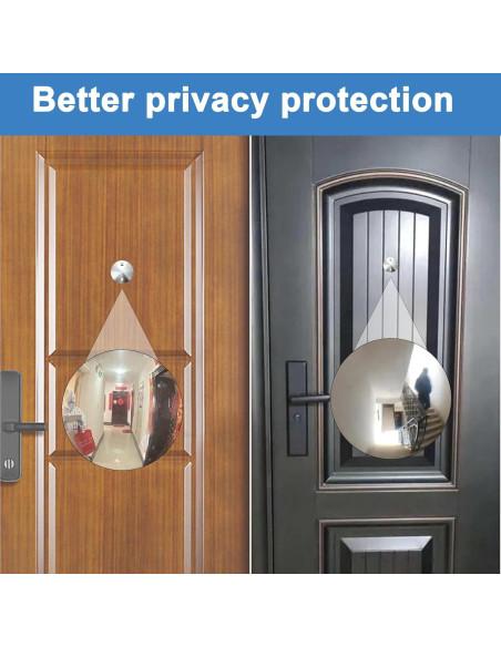 Mirilla de 180 Grados QBXMY7 con Broca 14 mm para Puerta