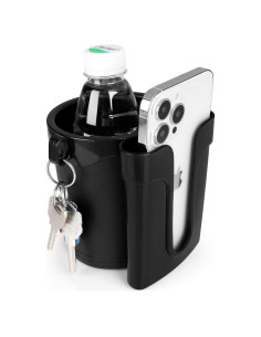 Soporte para Taza de Bicicleta Accmor 3 en 1 Negro Universal