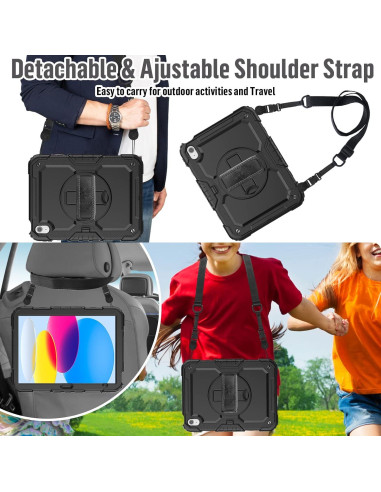 Funda BLOSOMEET para iPad A16 11" y 10.9" con Protector