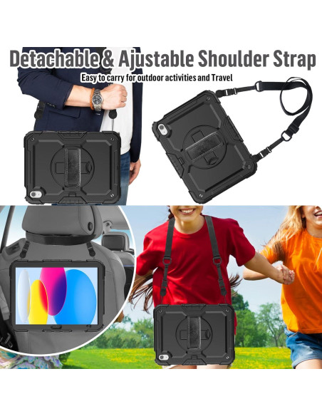 Funda BLOSOMEET para iPad A16 11" y 10.9" con Protector