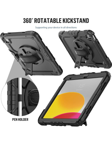 Funda BLOSOMEET para iPad A16 11" y 10.9" con Protector