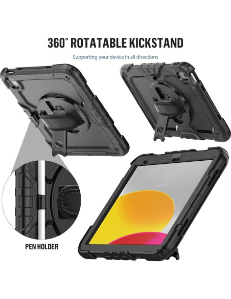 Funda BLOSOMEET para iPad A16 11" y 10.9" con Protector