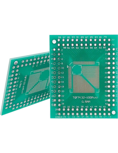 10 Placas Adaptadoras SMD a DIP Cermant 38x46mm