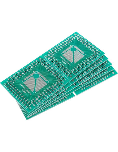 10 Placas Adaptadoras SMD a DIP Cermant 38x46mm