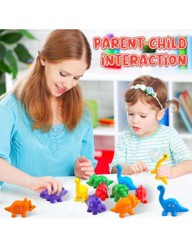 Juguete de Aprendizaje Montessori Ganaj Dinosaurios 26 Letras