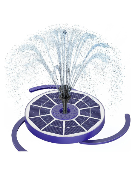 Bomba de Fuente Solar AISITIN 3.5W con Batería 1800mAh