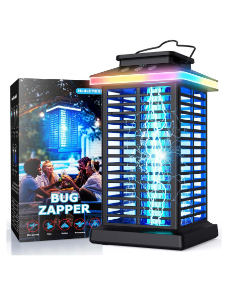 Zapper de Insectos KOOSA Recargable 5000mAh con Luz LED