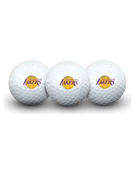 Paquete de 3 pelotas de golf Team Effort LA Lakers