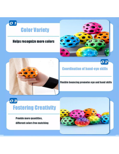 Pelota Rebotadora BBLING TLQ-2 7cm Alta Seguridad 3+