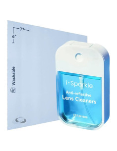 Kit limpiador de gafas I-Sparkle 39.1ml + paño microfibra
