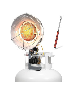 Calentador de Propano GASPOWOR 18000 BTU Portátil para Exterior