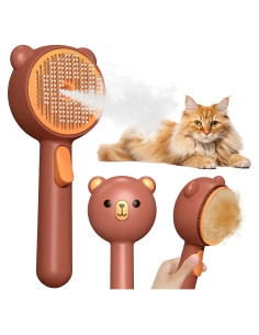 Cepillo de Vapor para Gatos POIIOPY 4 en 1 Impermeable IPX7