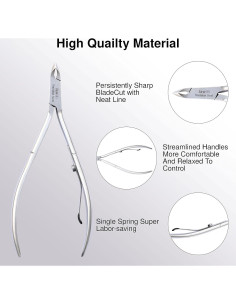 Alicate de Cutículas UM Supplies Acero Inoxidable 6mm 2