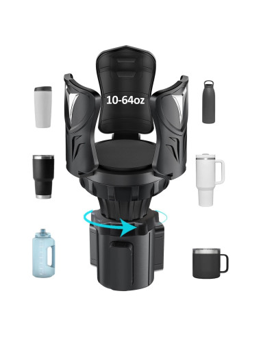 Soporte para Tazas de Coche Easkkty Ajustable Universal 6.1-13.5 cm
