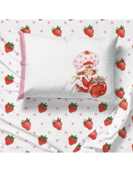 Juego de Sábanas Twin Jay Franco 3 Piezas Microfibra Pastel de Fresa