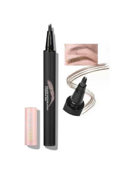 Bolígrafo de Cejas Anglicolor 02 Mocha Microblading Líquido