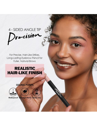 Bolígrafo de Cejas Anglicolor 02 Mocha Microblading Líquido