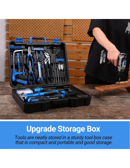 Juego de Herramientas de Taladro Inalámbrico DEKOPRO 20V