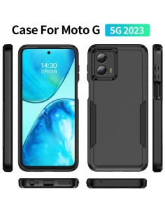 Funda delgada para Motorola Moto G 5G 2023 con protector 2