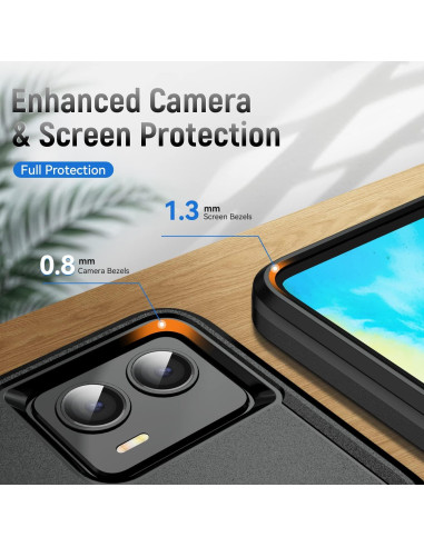 Funda delgada para Motorola Moto G 5G 2023 con protector