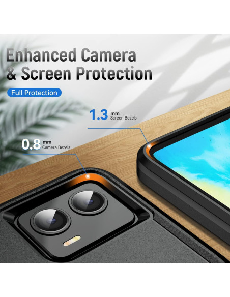 Funda delgada para Motorola Moto G 5G 2023 con protector