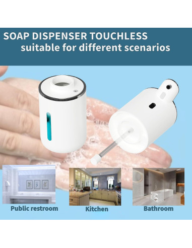 Dispensador de Jabón Automático YNESOER P18 Espumoso USB 400ml