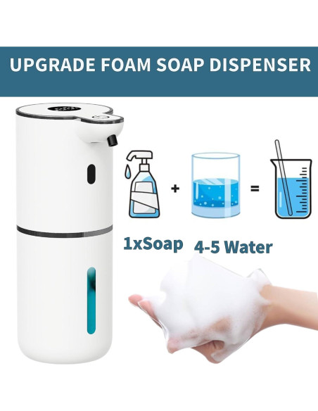 Dispensador de Jabón Automático YNESOER P18 Espumoso USB 400ml